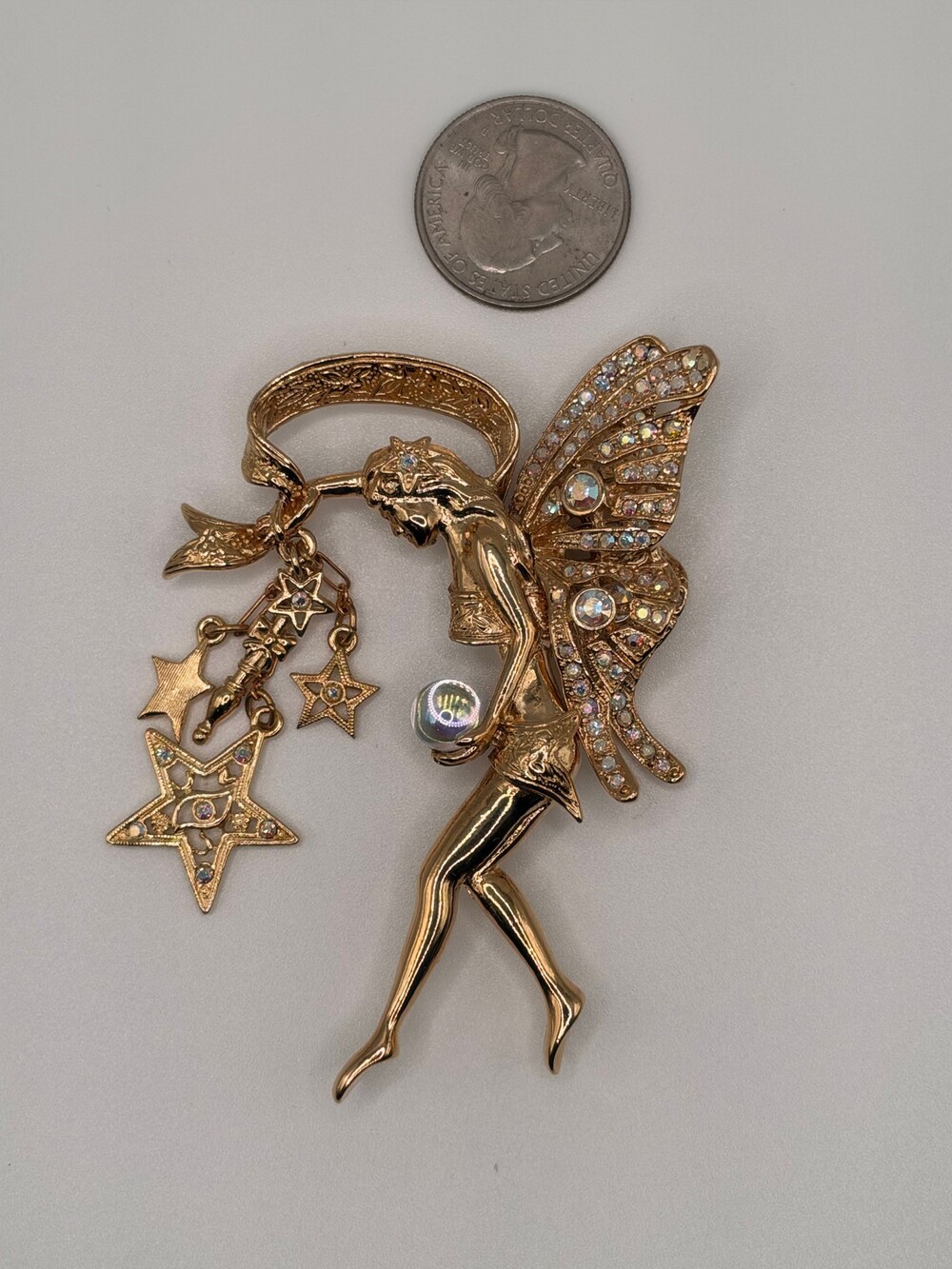Kirks Folly Fairy Godmother Brooch